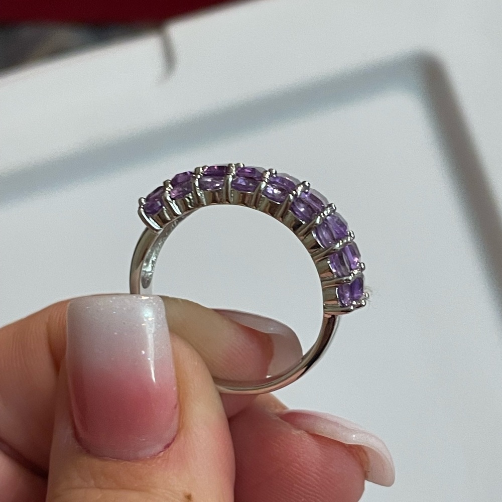 Purple stone ring - Picture 2 of 4